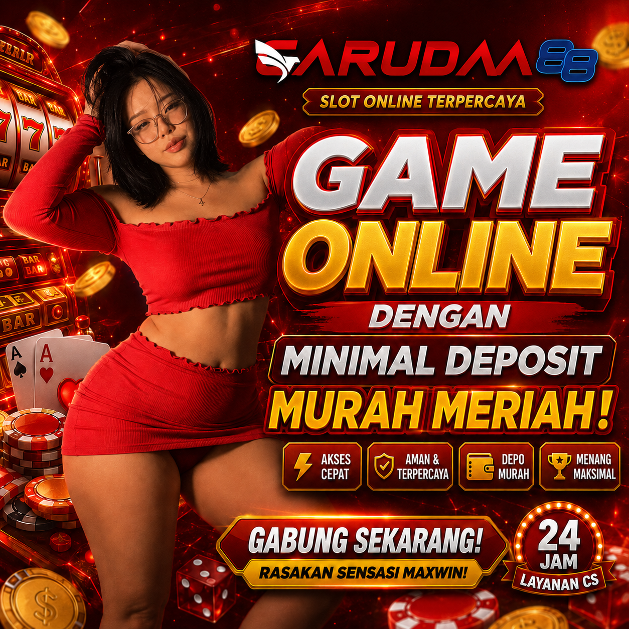 GARUDA88 Game Online Dengan Minimal Deposit Murah Meriah!